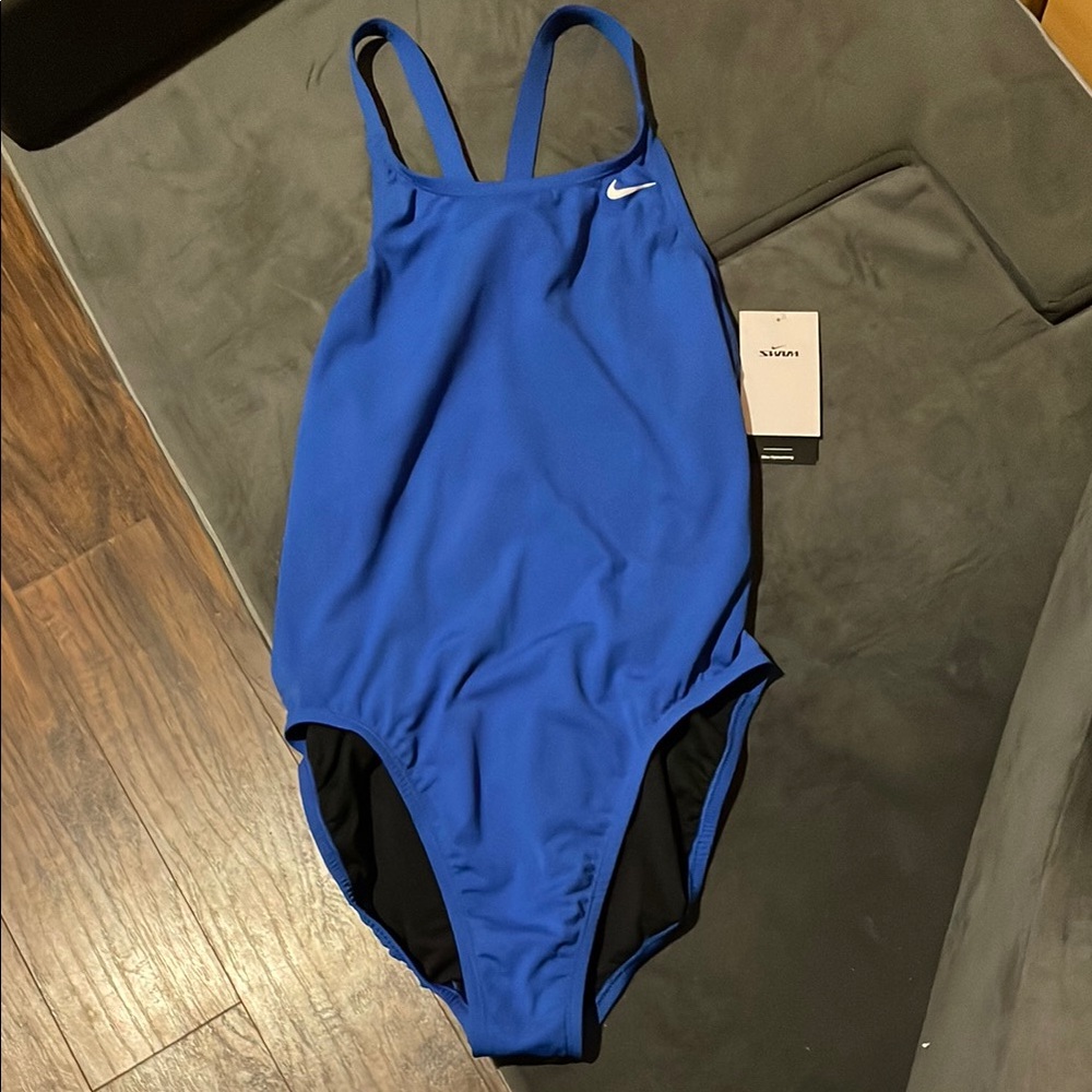 Nike Blue Women's One Piece Swimsuit